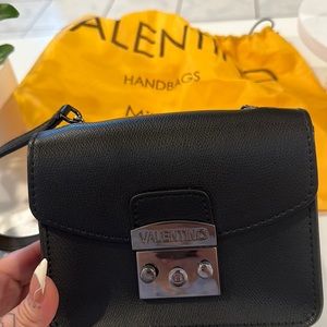 Valentino black cross body purse